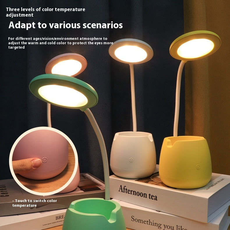 Macaroon LED Desk Lamp with Pen Holder