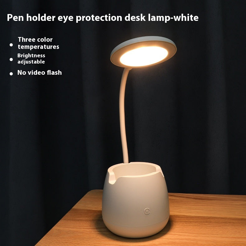 Macaroon LED Desk Lamp with Pen Holder