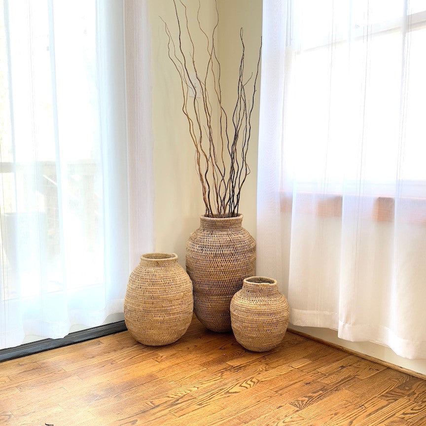 Buhera Basket XXLarge, Traditional Zimbabwean Weave