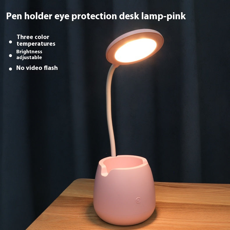 Macaroon LED Desk Lamp with Pen Holder