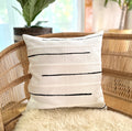Crossing Lines Sadza Pillow Cover Handcrafted in Zimbabwe