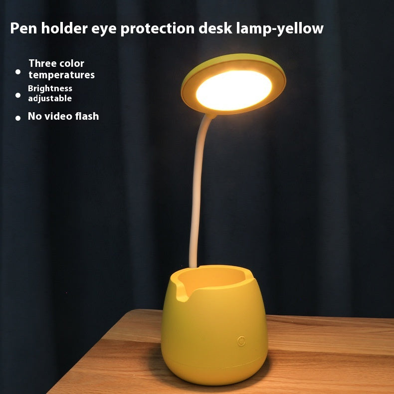 Macaroon LED Desk Lamp with Pen Holder