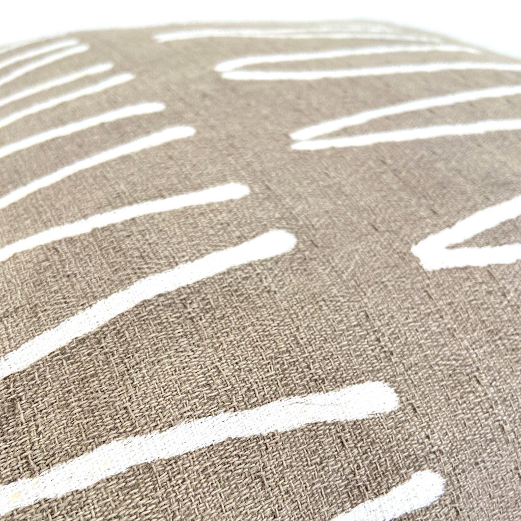 Sadza Triangles Pillow Cover  Savanna Beige