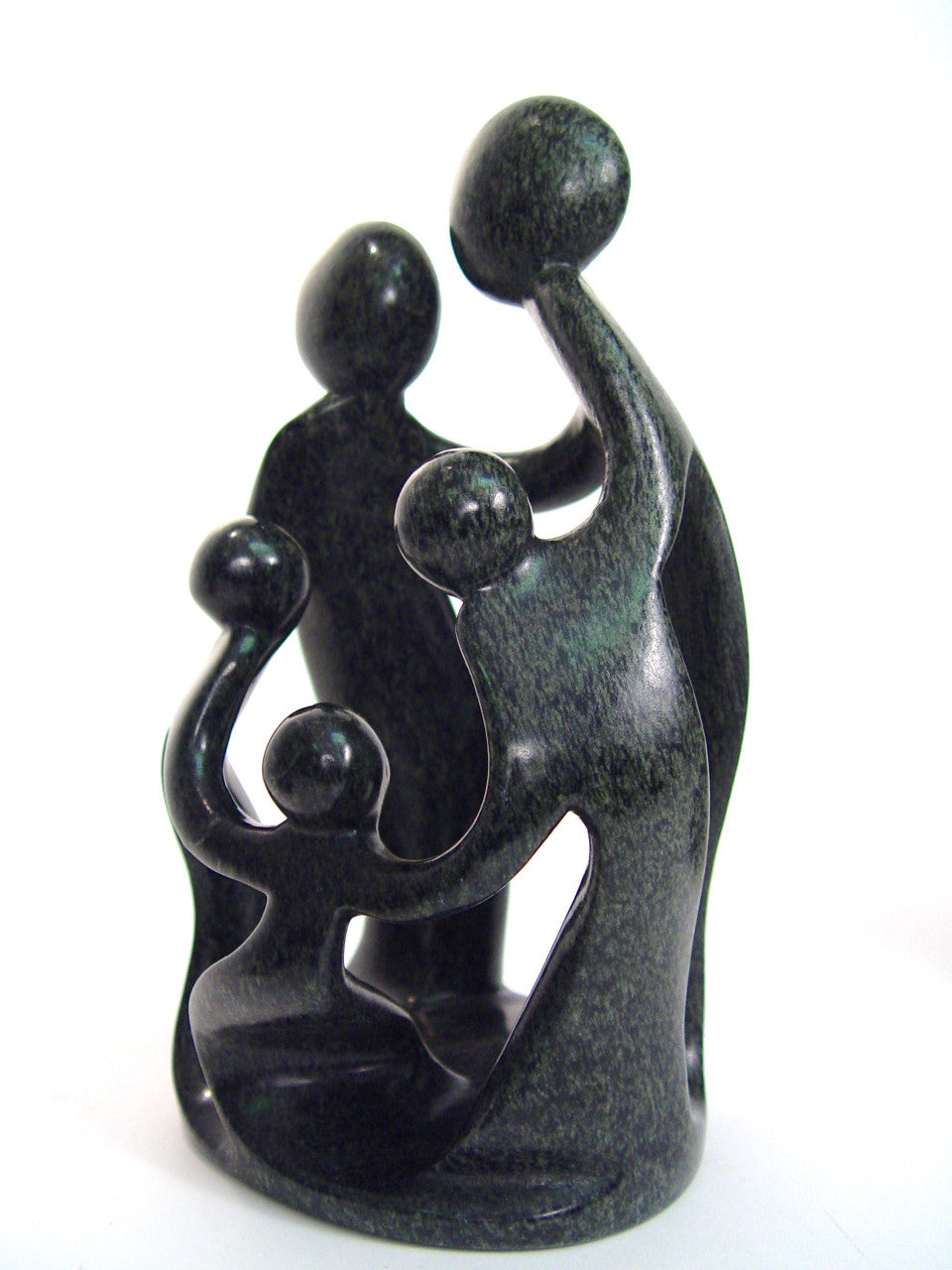 Family of Five Soapstone Sculpture  10"