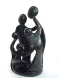 Family of Five Soapstone Sculpture  10"