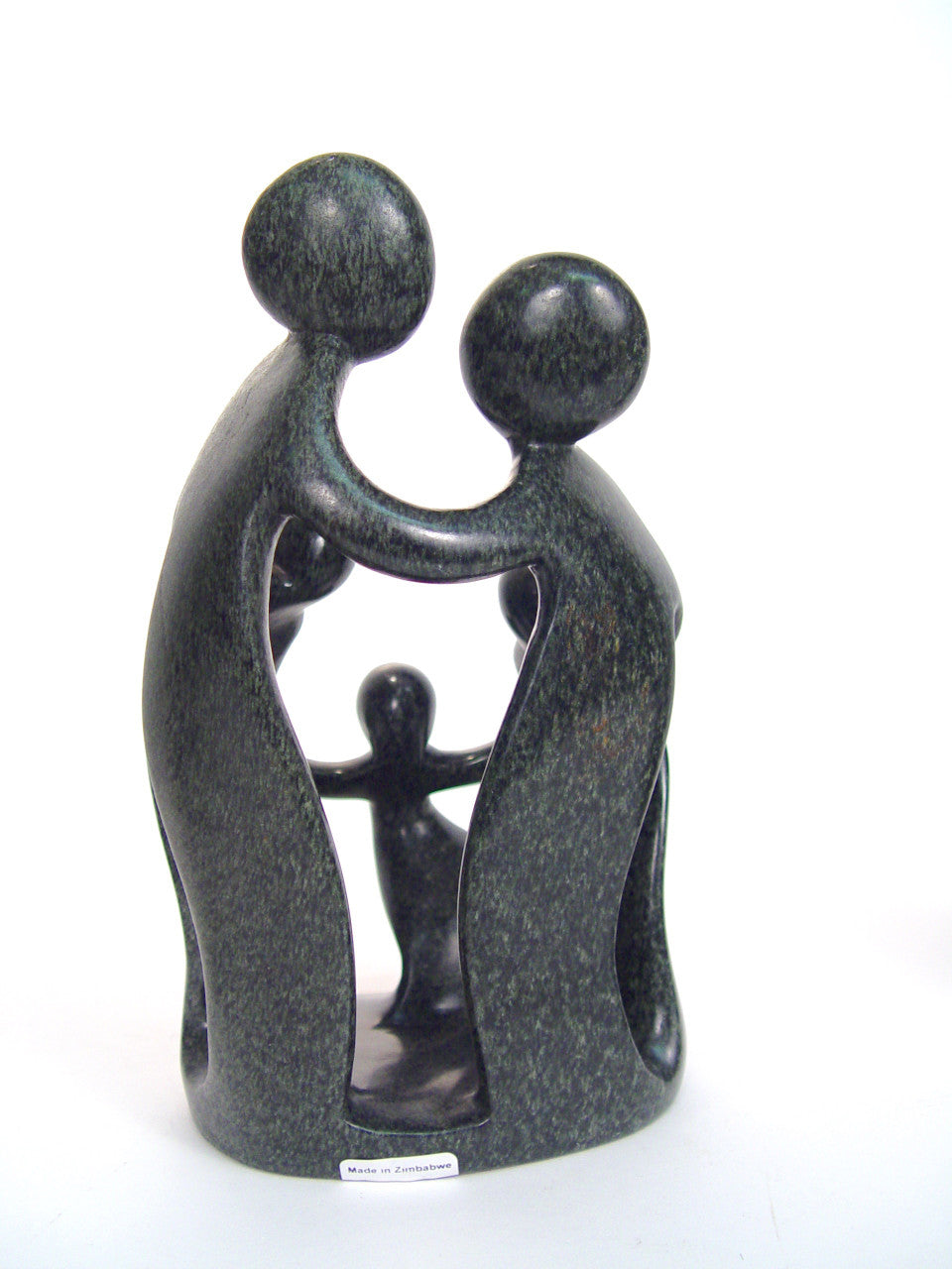 Family of Five Soapstone Sculpture  10"