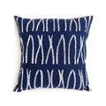 Sadza Lines Pillow Cover  Touareg Indigo