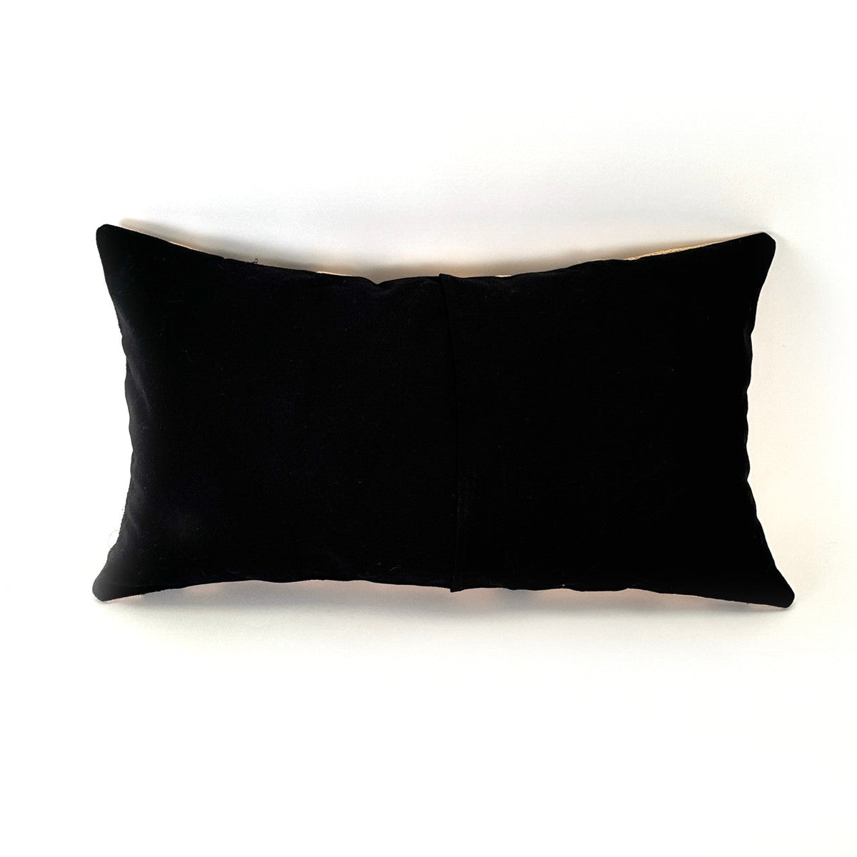 Kuba Cloth Rectangular Pillow Cover Raffia Weave, DR Congo