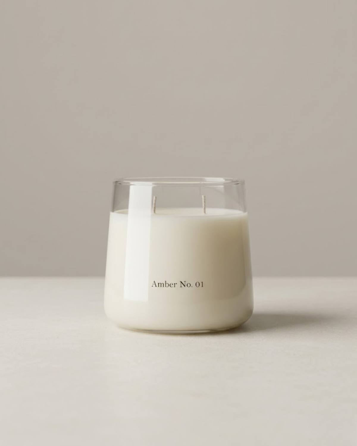 Amber No. 01 Double-Wick Scented Candle