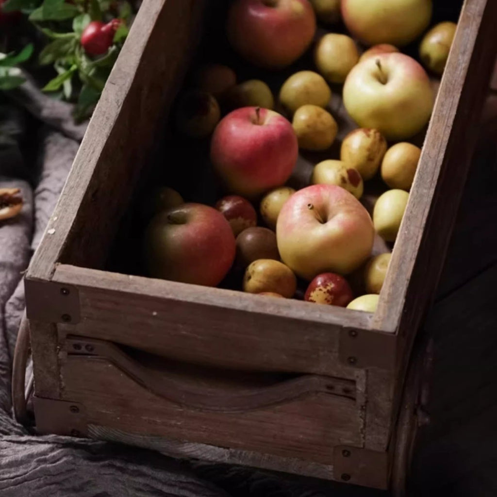Wooden Wagon Garden Planter Box