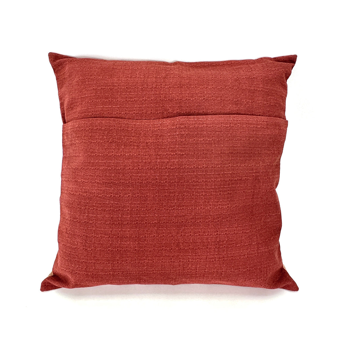 Terracotta Lines & Dots Sadza Pillow Cover Handcrafted in Zimbabwe