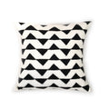 Sadza Triangles Pillow Cover  White, Handcrafted in Zimbabwe