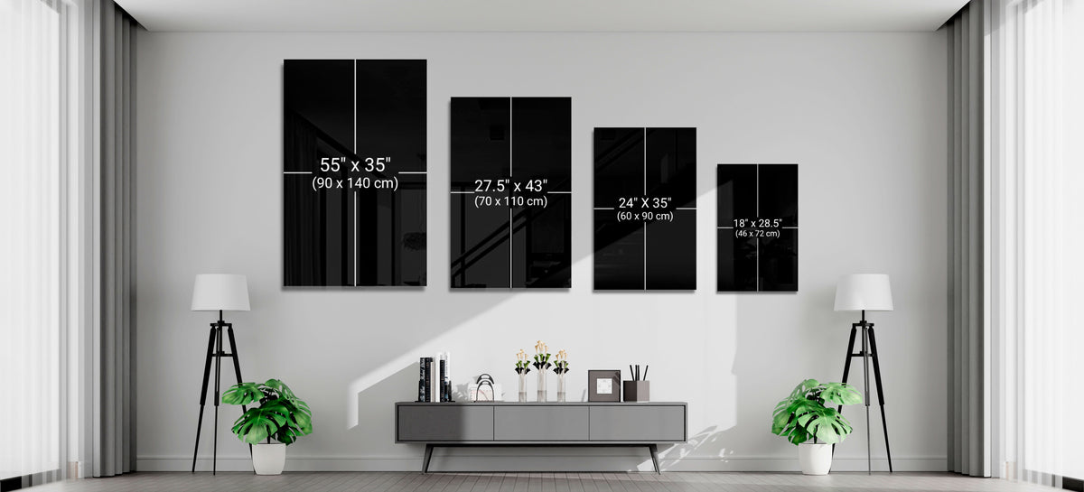 Life Manifesto Typographic Glass Art