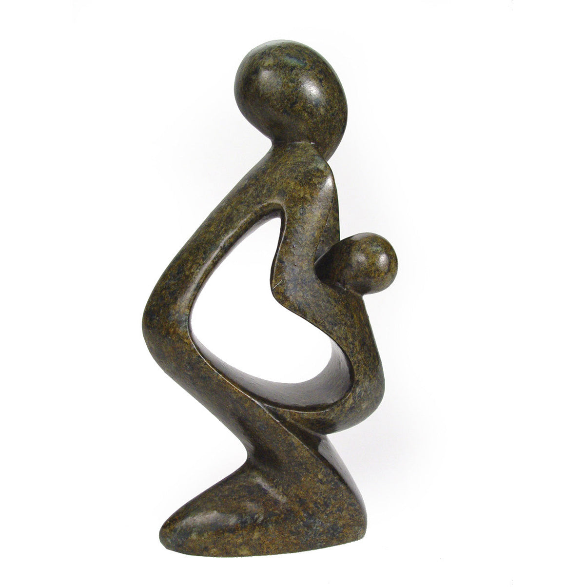 Dancing Mother & Child  Shona Stone Sculpture, Zimbabwe