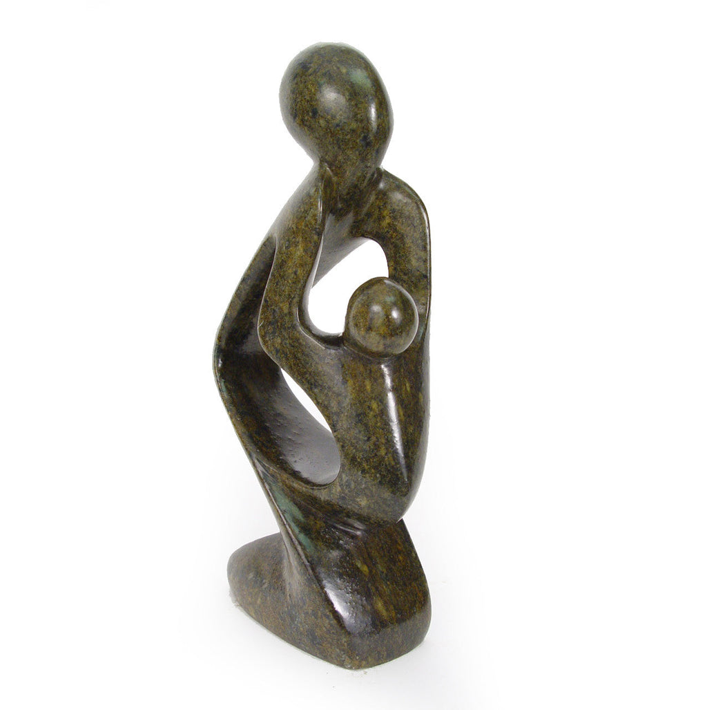 Dancing Mother & Child  Shona Stone Sculpture, Zimbabwe
