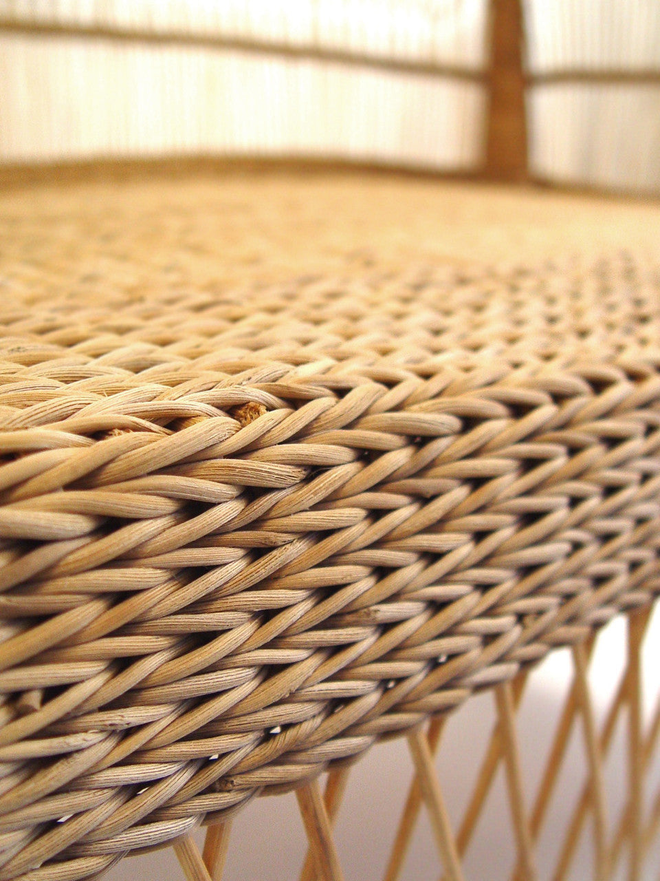 Malawi Cane Armchair  Natural, Handwoven in Malawi