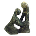 Dancing Partners  Shona Serpentine Stone Sculpture