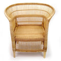 Malawi Cane Armchair  Natural, Handwoven in Malawi